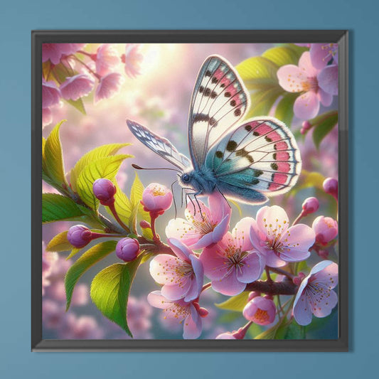 Butterfly - Full Round Drill Diamond Painting 30*30CM