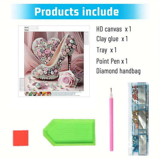 Dream High Heels - Special Shaped Drill Diamond Painting 30*30CM