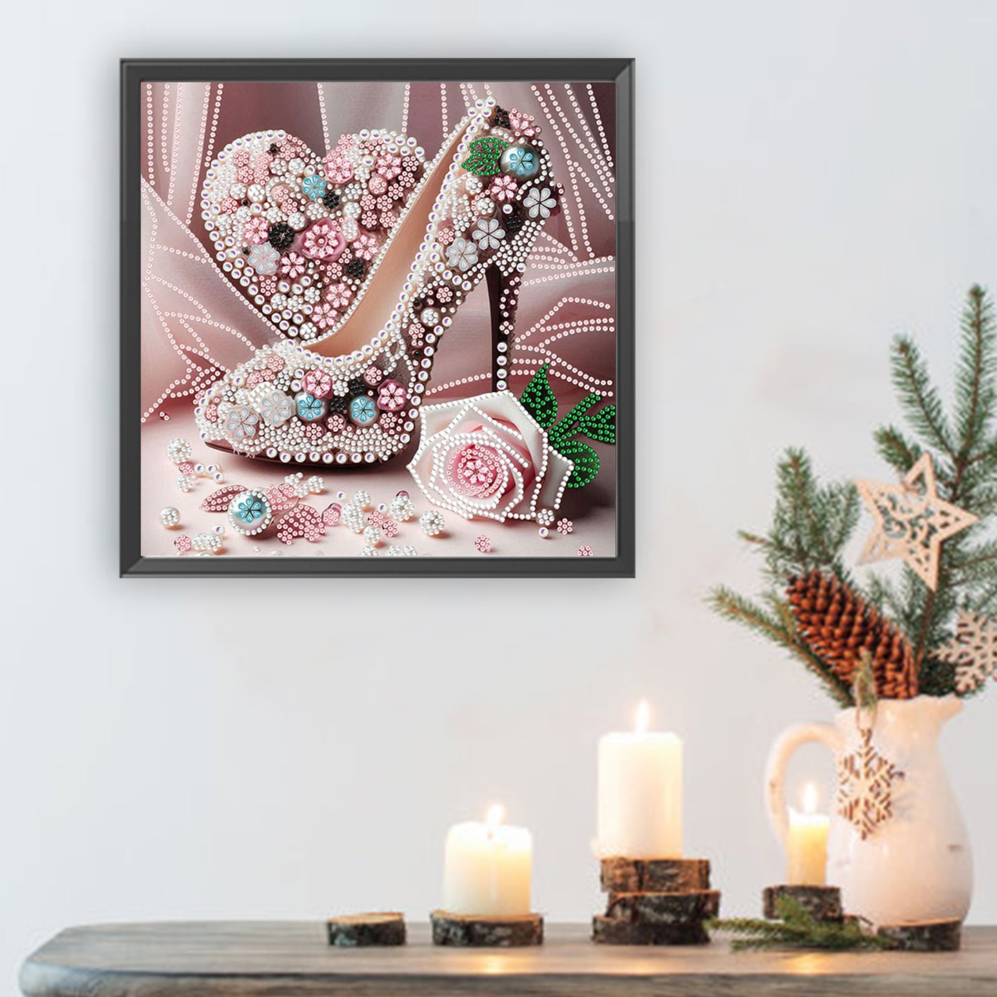 Dream High Heels - Special Shaped Drill Diamond Painting 30*30CM