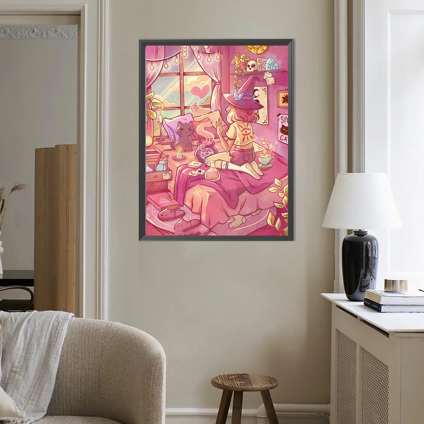 Cartoon Girl - Full Round Drill Diamond Painting 40*50CM