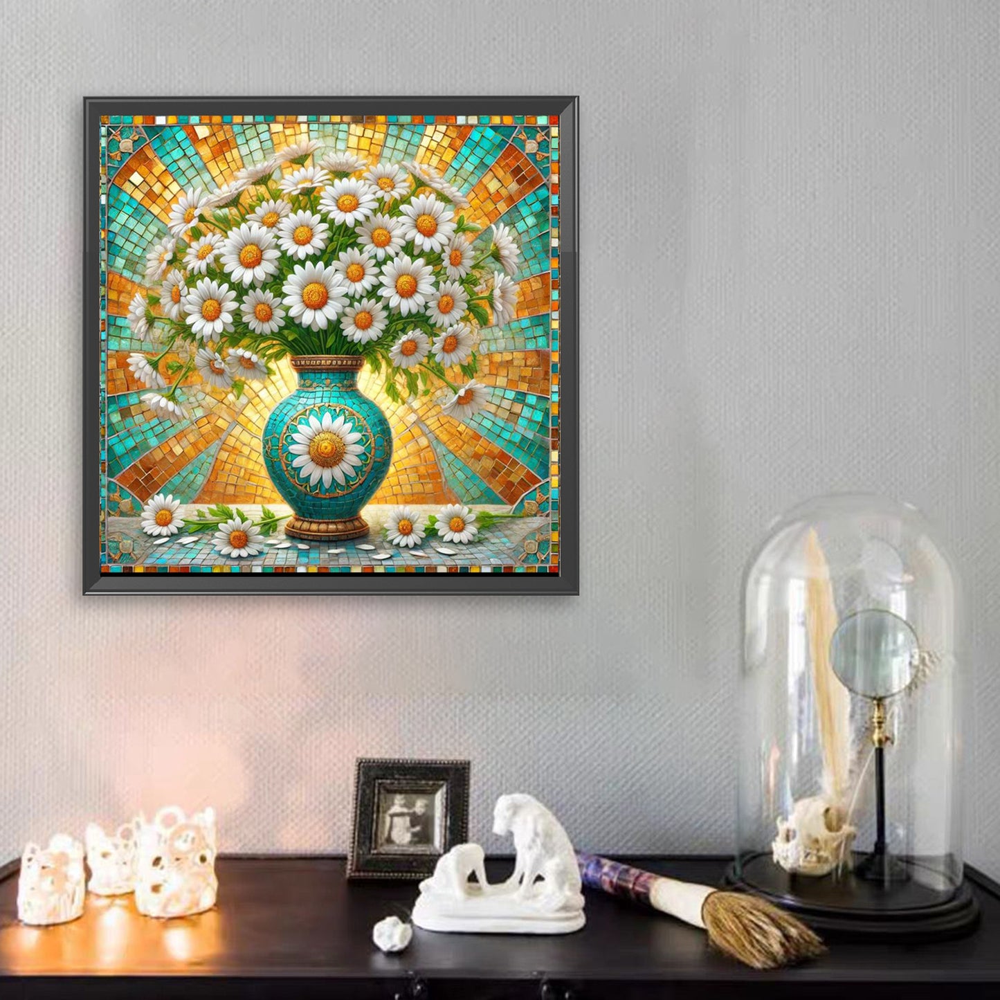 Daisy - Full Square Drill Diamond Painting 40*40CM