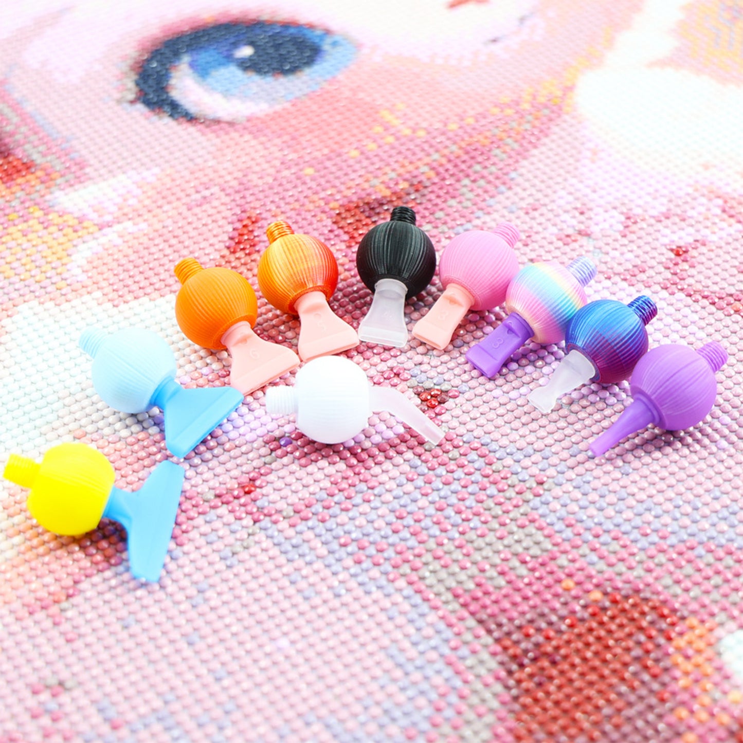 5D Diamond Painting Pen Kit Diamond Art Pen for DIY Diamond Art (4 Colors)