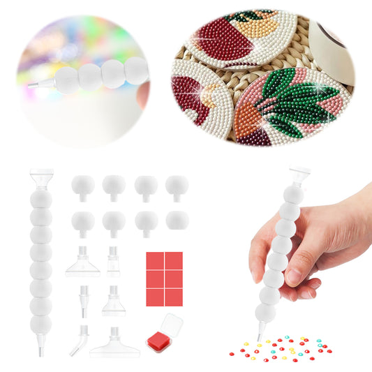 Diamond Painting Pen Diamond Art Pen 5D DIY Diamond Painting Tools (White)