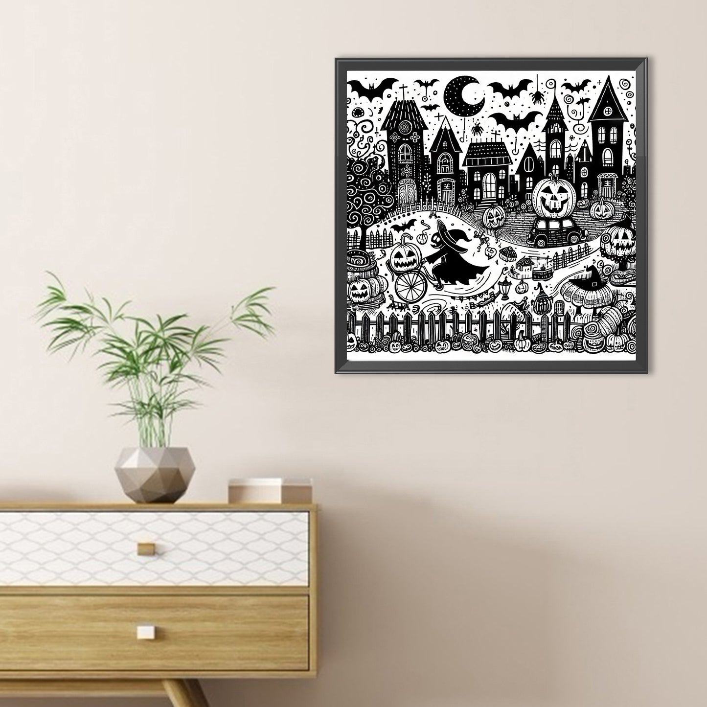 Halloween - Full Round Drill Diamond Painting 40*40CM