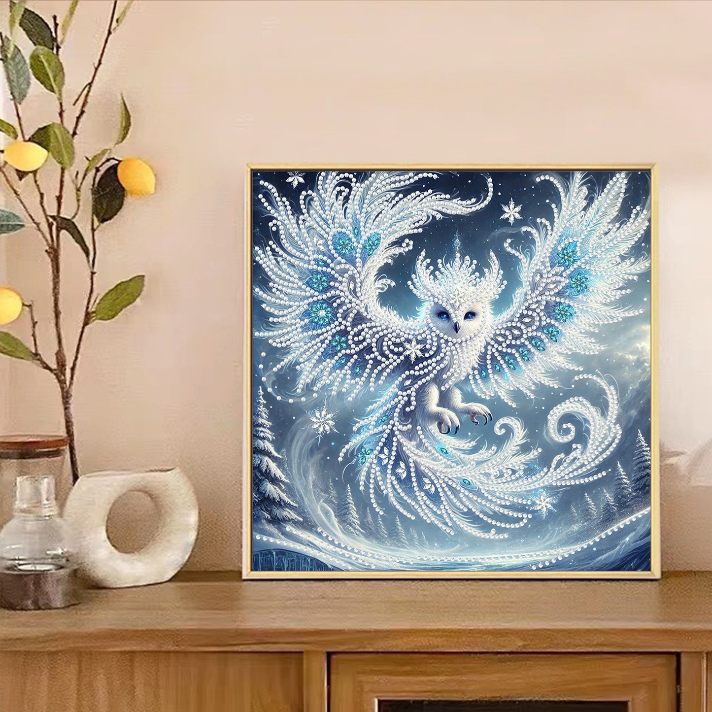 Owl - Special Shaped Drill Diamond Painting 30*30CM