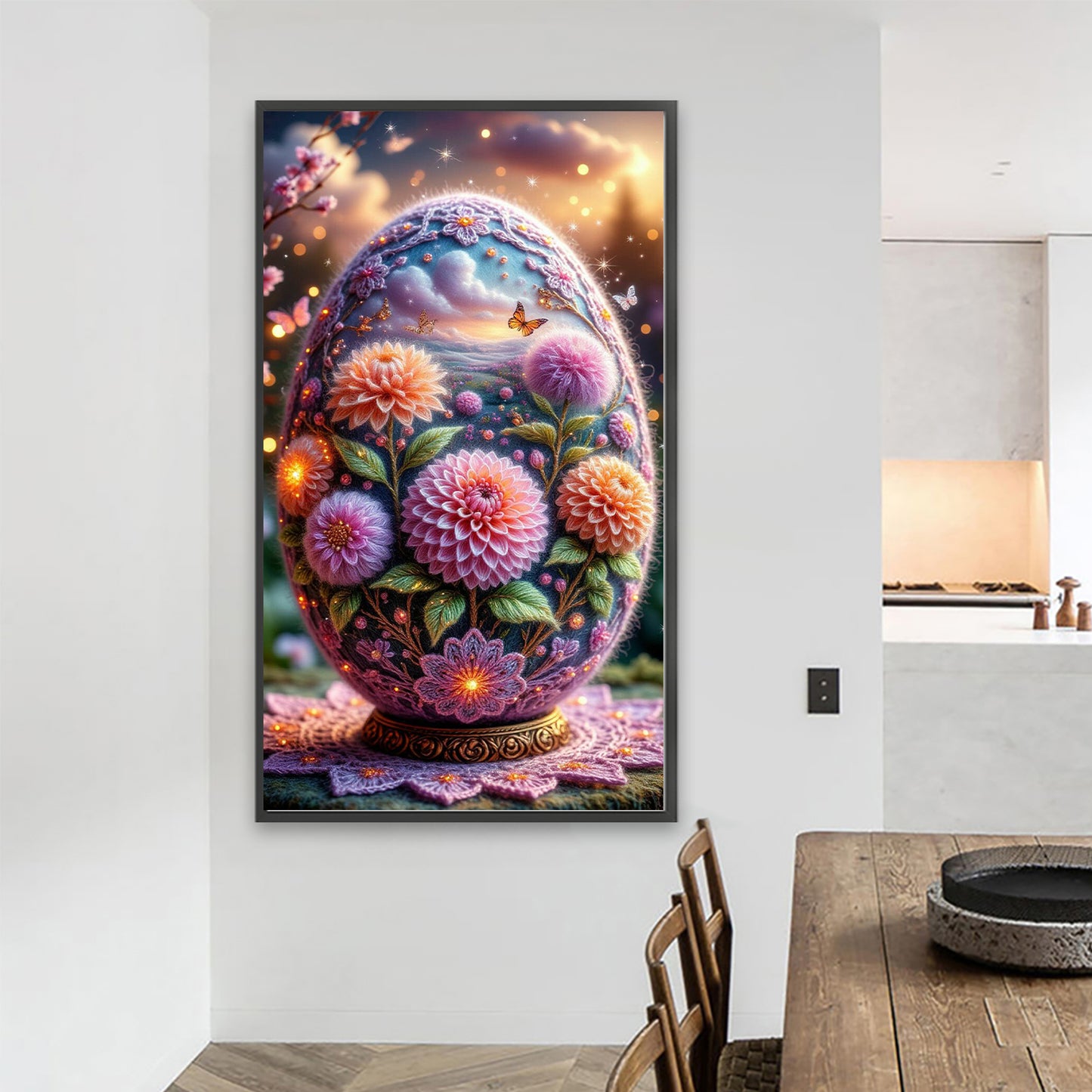 Flower - Full Round Drill Diamond Painting 40*70CM