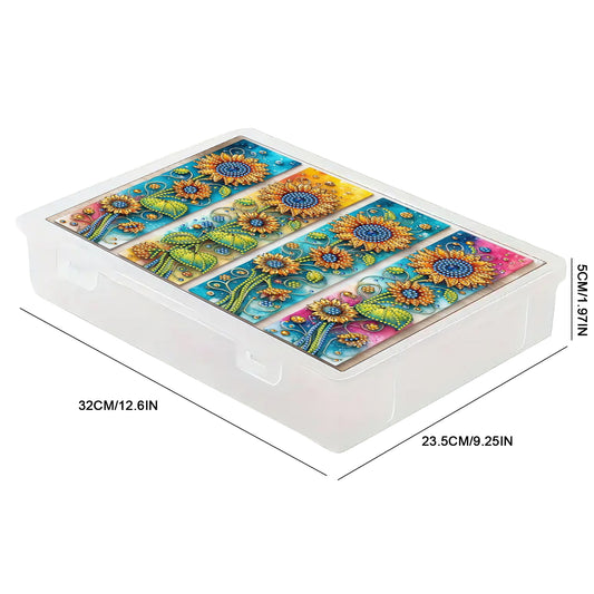 Sunflower 5D DIY Full Diamond Art Storage Box Crystal Mosaic Storage Container
