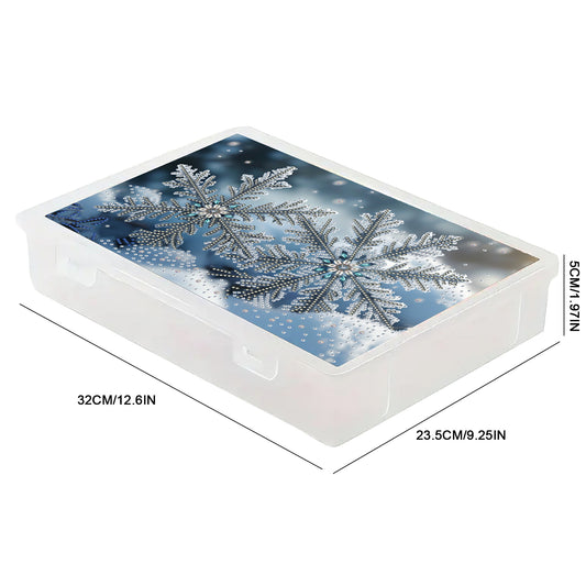 Snowflake 5D DIY Full Diamond Art Storage Box Crystal Mosaic Storage Container