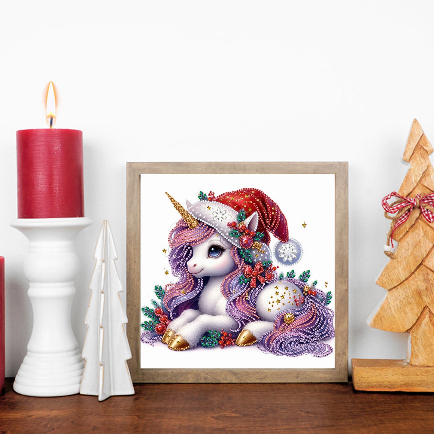 Unicorn - Special Shaped Drill Diamond Painting 30*30CM