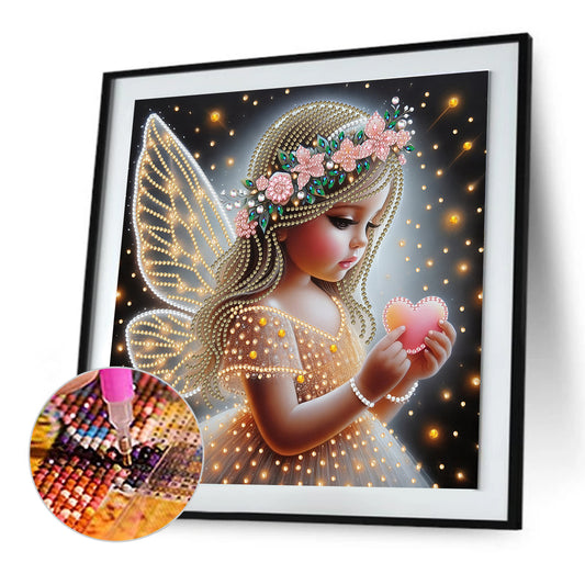Elf Girl - Special Shaped Drill Diamond Painting 30*30CM