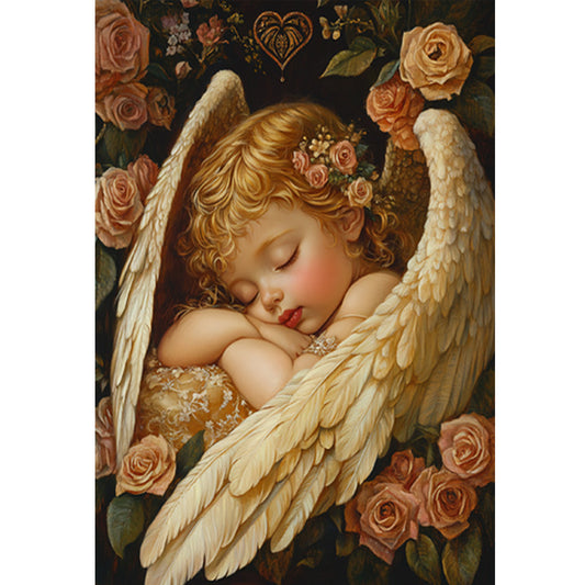 Meeting An Angel - 11CT Stamped Cross Stitch 50*70CM (Mona Lisa Brand)