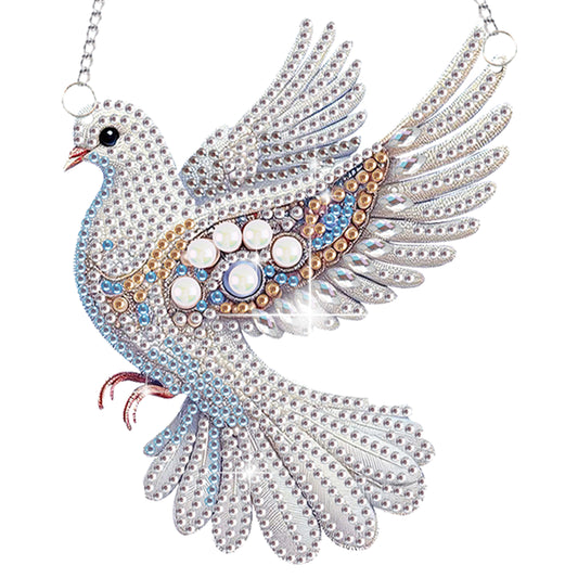 4pcs Animals DIY 2D Flat Special Shaped Diamond Painting Kits Pendant Home Decor