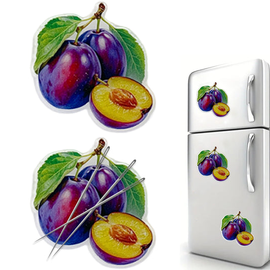 Fruit Magnetic Acrylic Needle Minder for Cross Stitch Embroidery Sewing Needle
