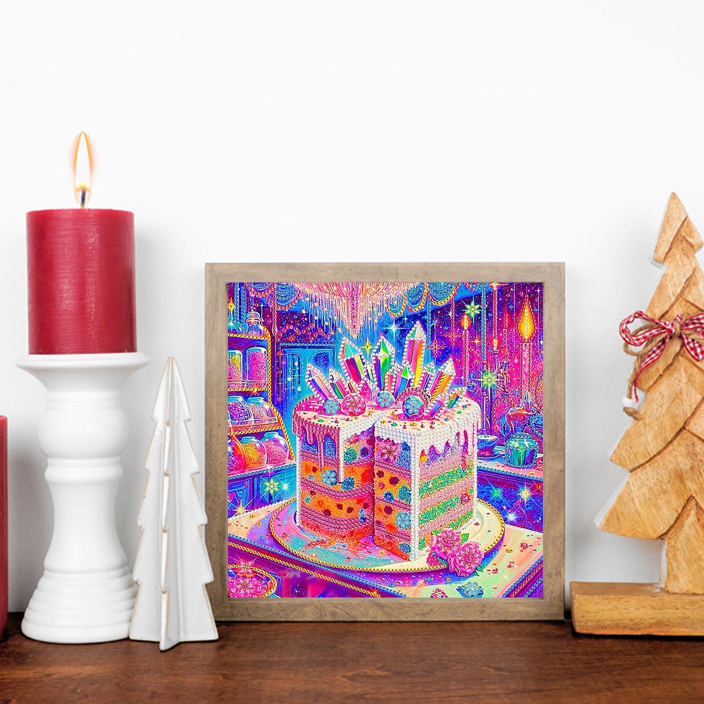 Cakes And Sweets - Special Shaped Drill Diamond Painting 30*30CM