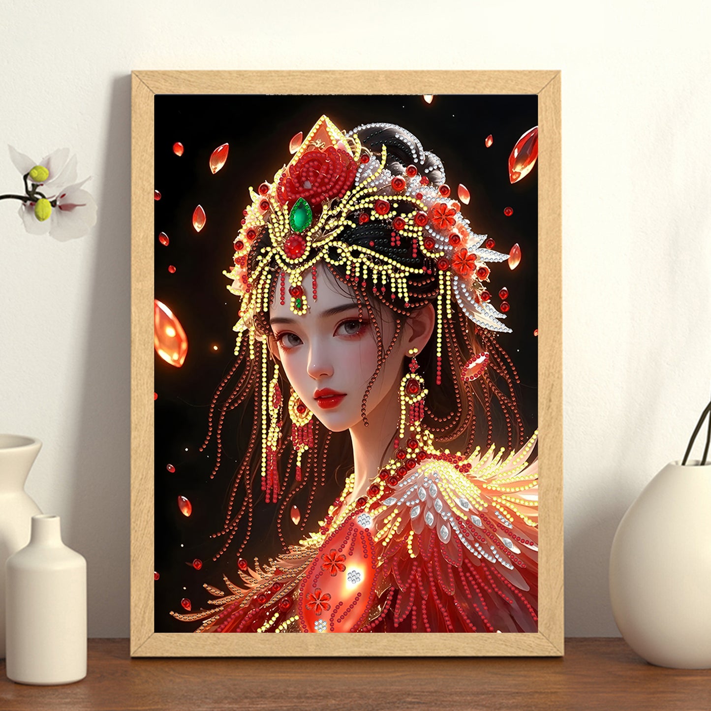 Beautiful Girl - Special Shaped Drill Diamond Painting 30*40CM