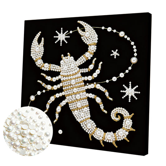 Scorpion - DIY Pearl Gem Art Diamond Painting Kits With Framefor Home Decor -25x25cm