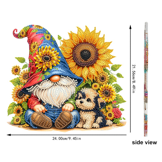 Acrylic 2D Flat Goblins Sunflower DIY Table Top Diamond Painting Ornament Kits