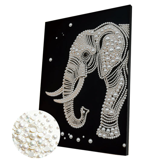 Elephants - DIY Pearl Gem Art Diamond Painting Kits With Framefor Home Decor -30x40cm