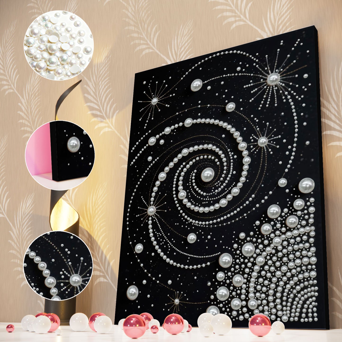 Starry Sky - DIY Pearl Gem Art Diamond Painting Kits With Framefor Home Decor -30x40cm