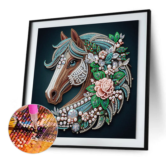 Horse - Special Shaped Drill Diamond Painting 30*30CM