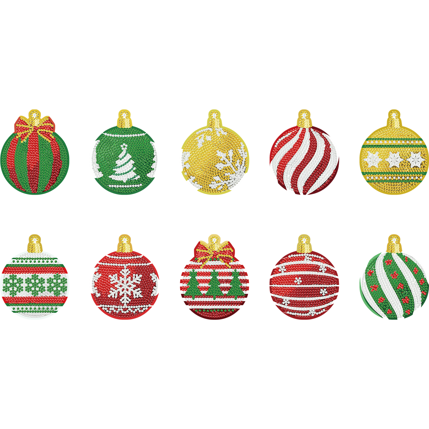 10pcs Lights Wooden DIY Coaster Diamond Art Kits with Holder No-Slip Home Decor