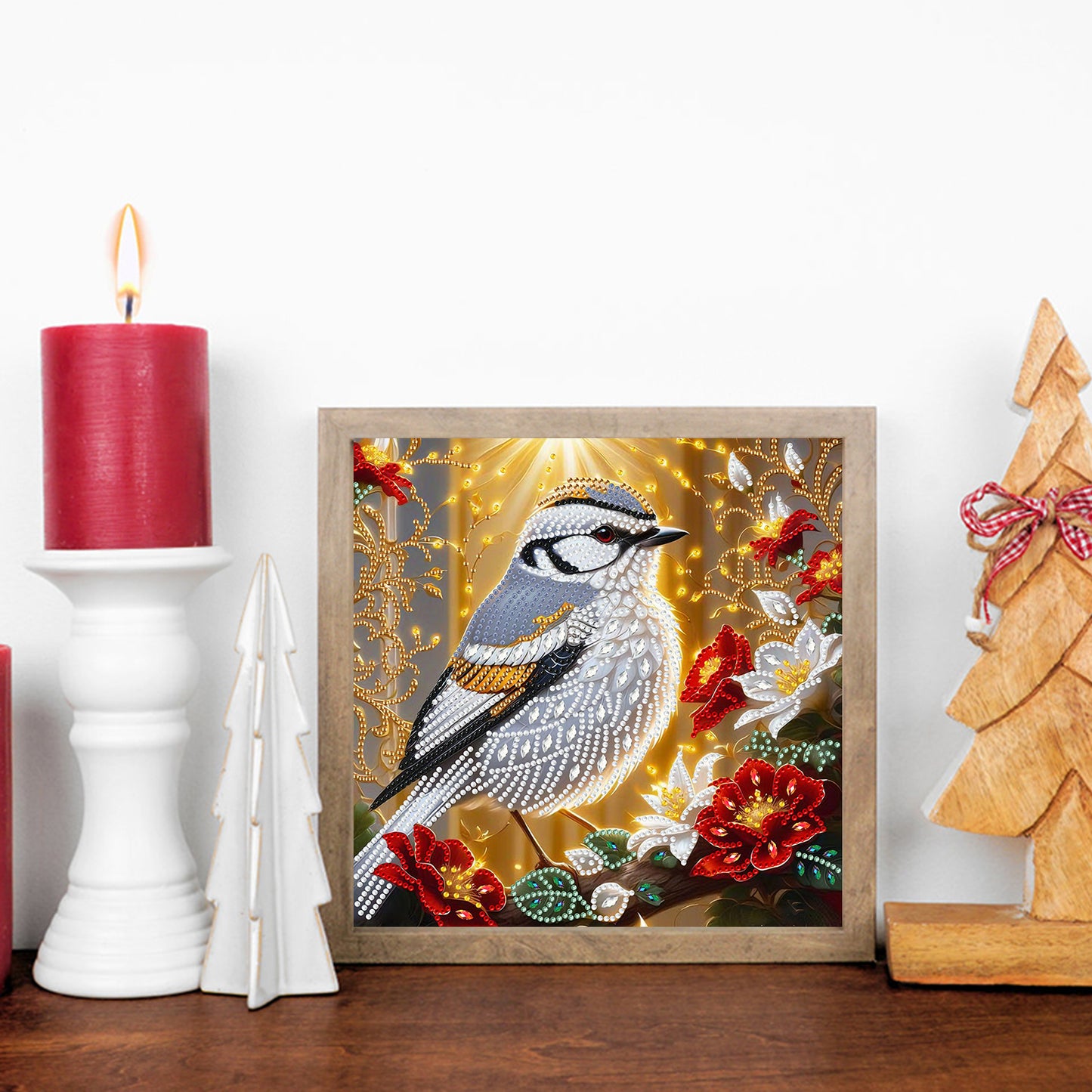 Birds - Special Shaped Drill Diamond Painting 30*30CM