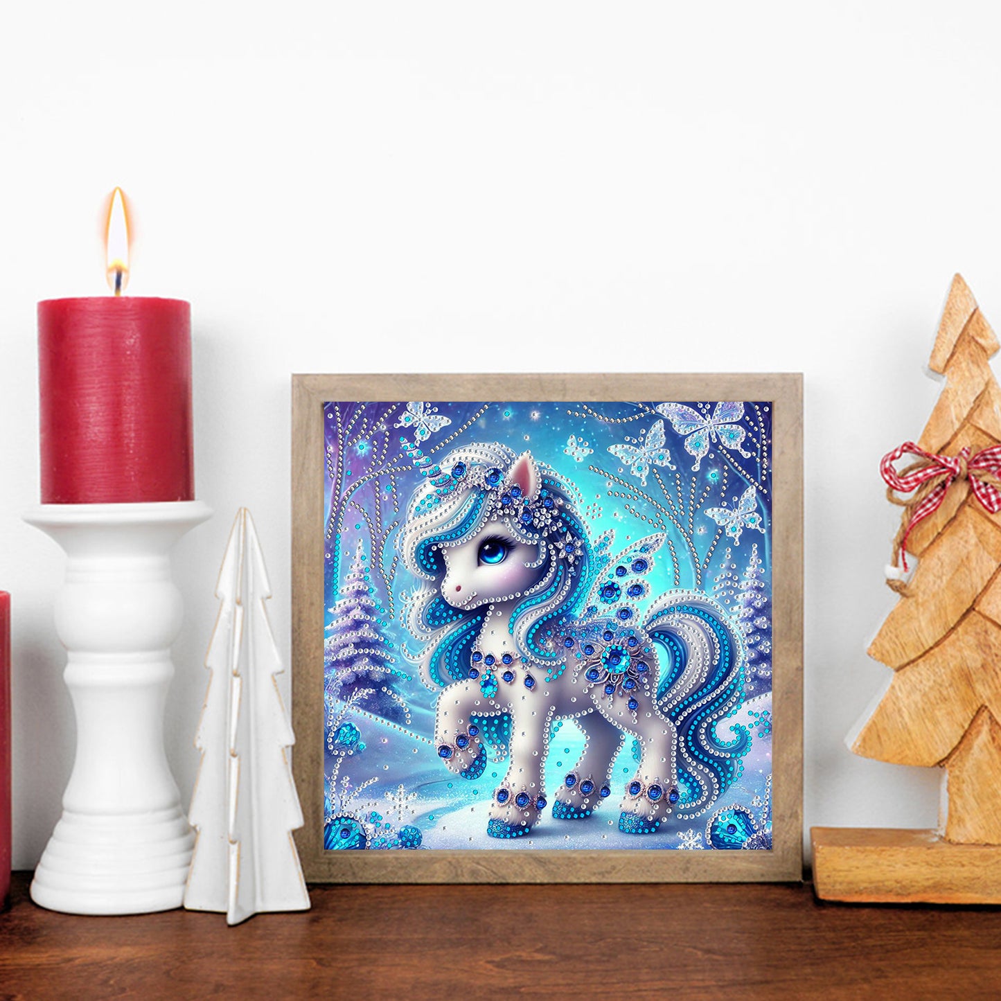 Unicorn - Special Shaped Drill Diamond Painting 30*30CM