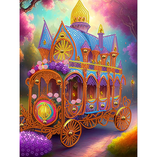 Bouquet Love Birdhouse - Special Shaped Drill Diamond Painting 30*40CM