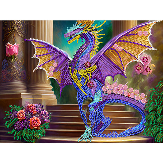 Owl 40*30CM(Canvas) Special Shaped Drill Diamond Painting