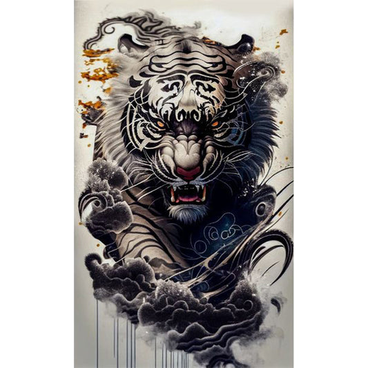 Tiger - 11CT Stamped Cross Stitch 50*87CM