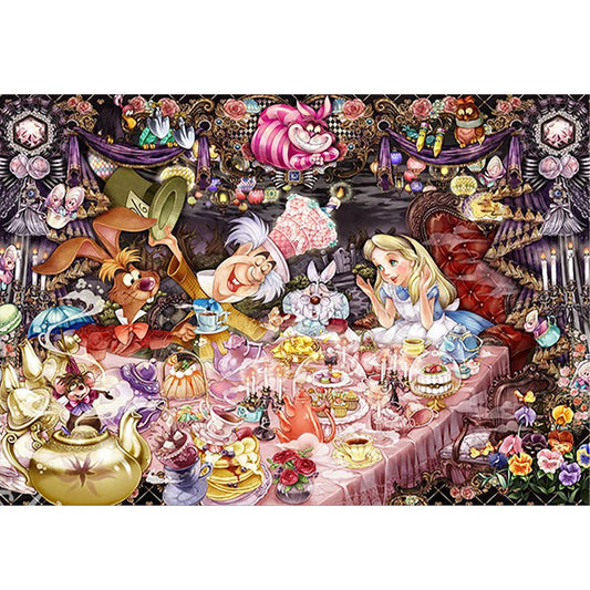 Alice In Wonderland - 14CT Stamped Cross Stitch 90*65CM