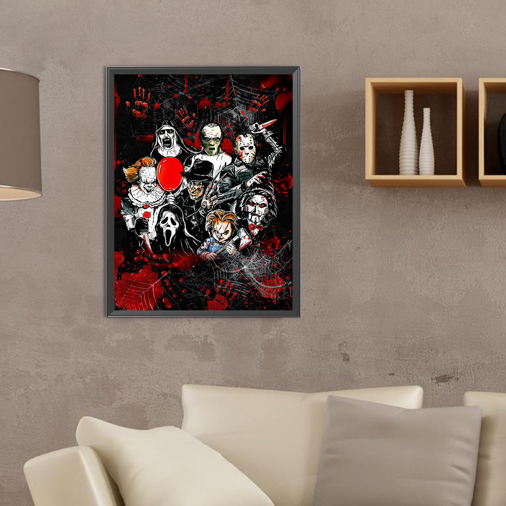 Horror Atmosphere - Full Round Drill Diamond Painting 30*40CM