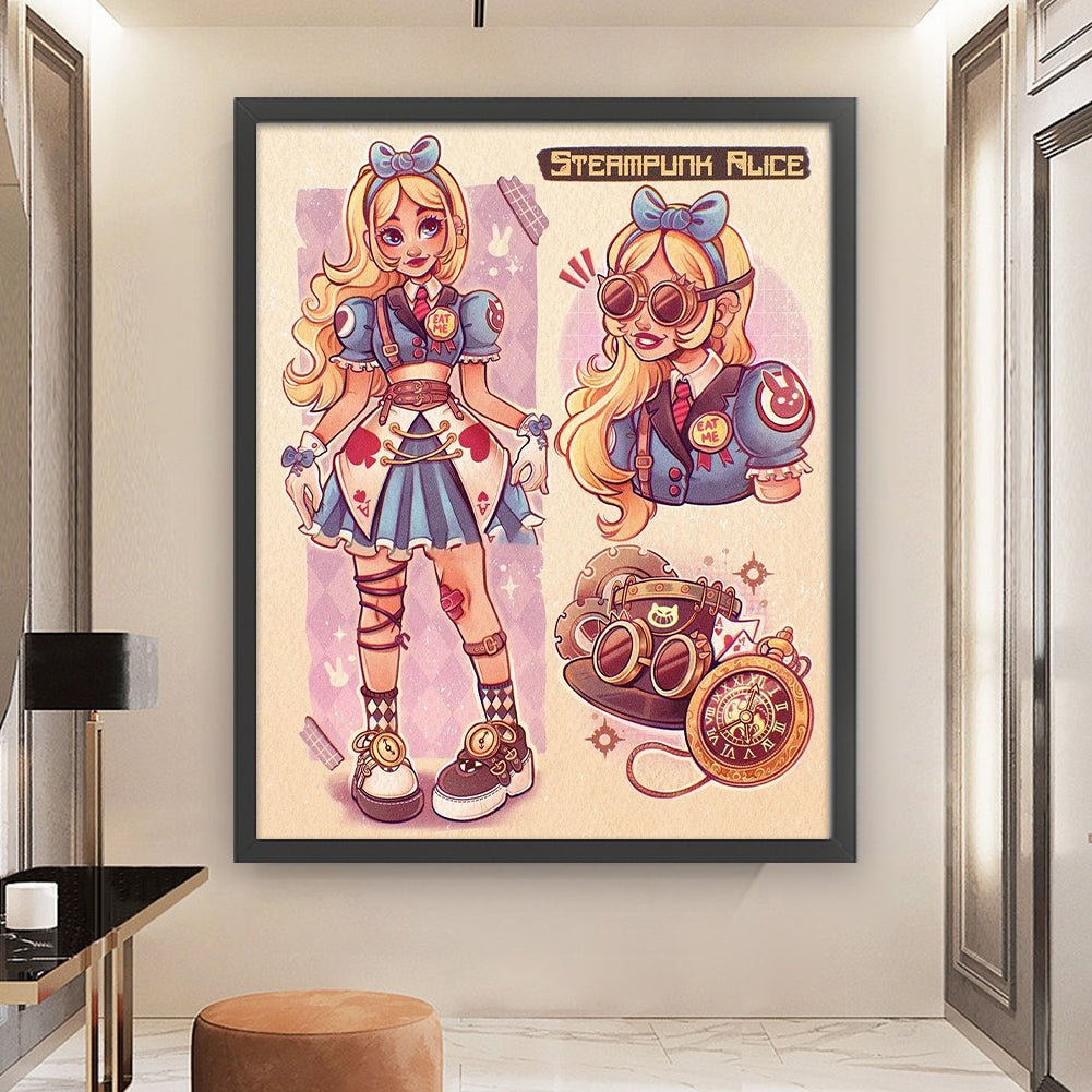 Alice - 11CT Stamped Cross Stitch 50*62CM