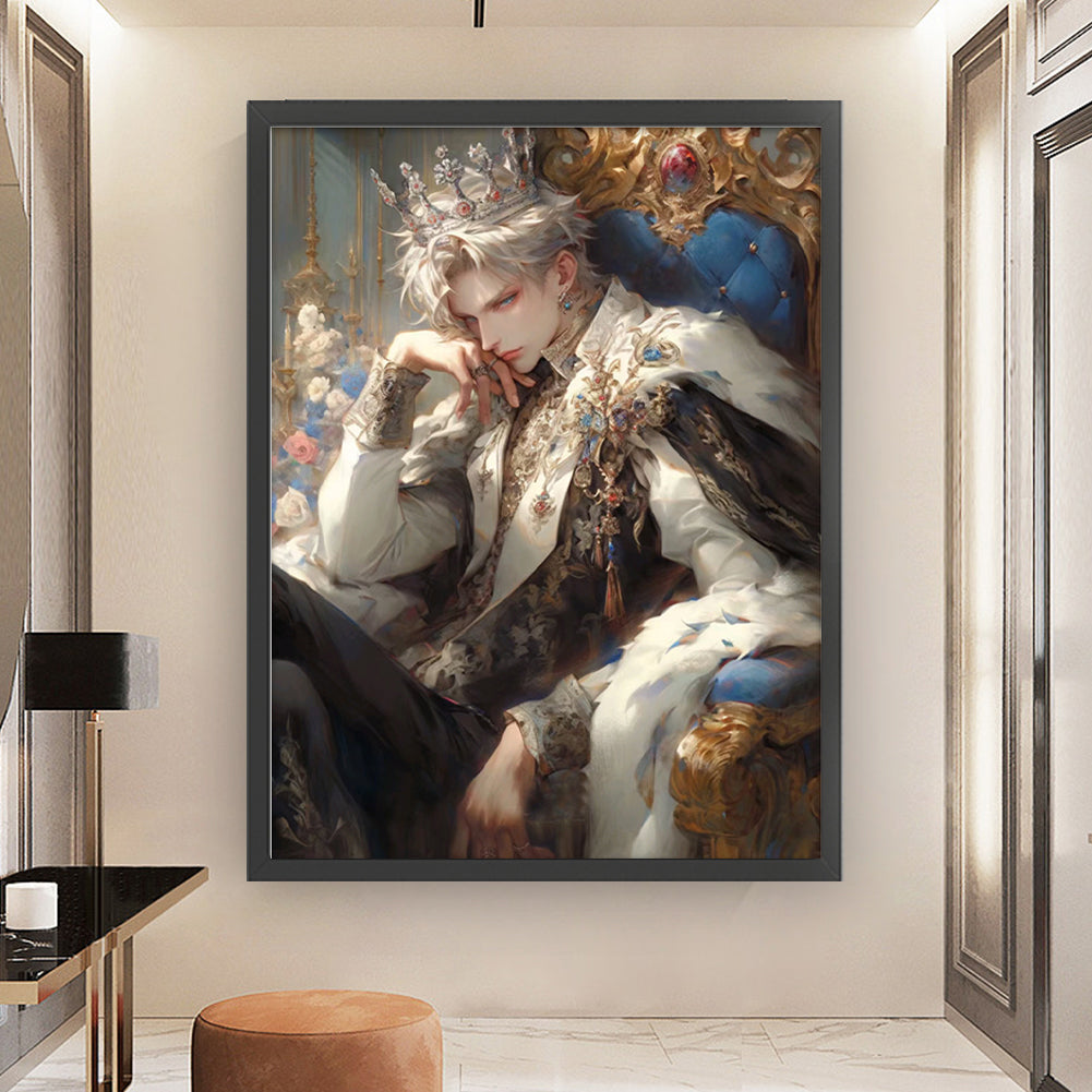 White King - 11CT Stamped Cross Stitch 50*65CM