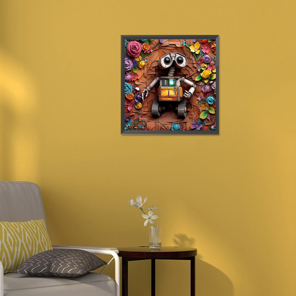 Robot Mobilization - Full Round Drill Diamond Painting 30*30CM