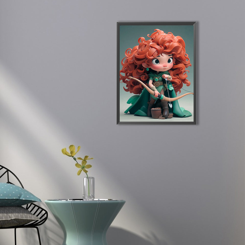 Disney Princess Melinda - Full Round Drill Diamond Painting 40*50CM