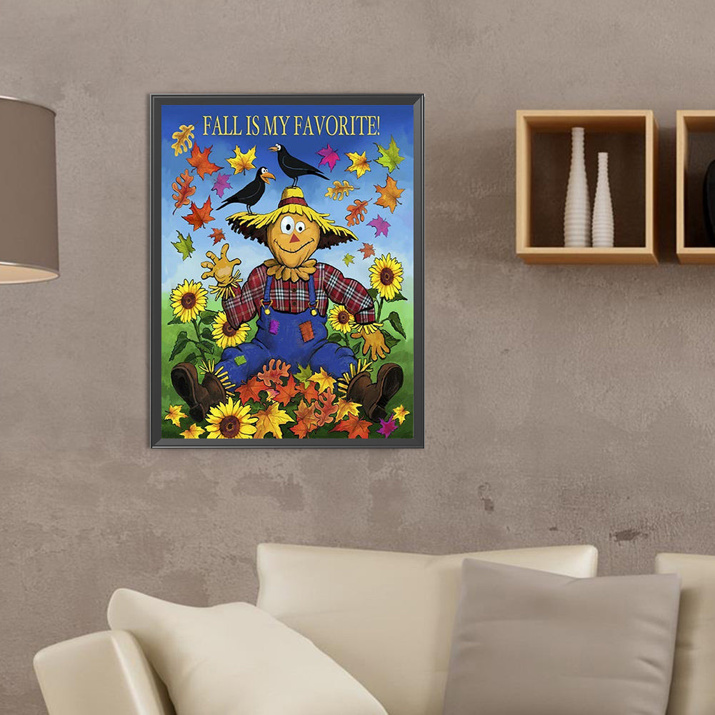 Scarecrow - Full Round Drill Diamond Painting 30*40CM
