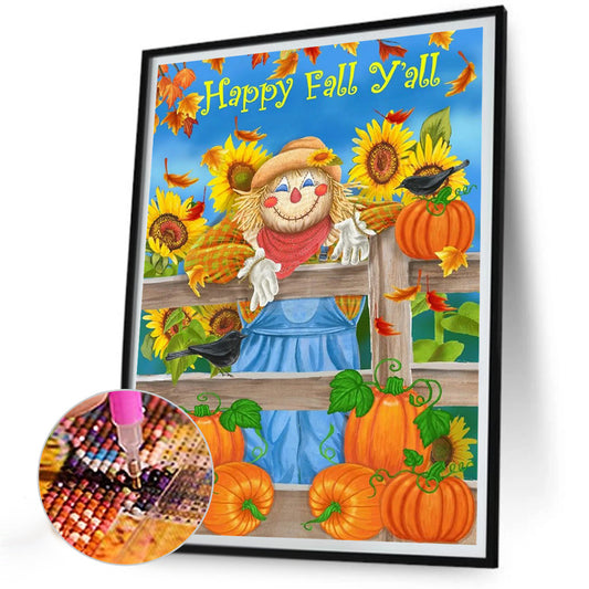 Scarecrow - Full Round Drill Diamond Painting 30*40CM