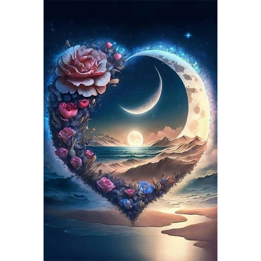 Love Flowers - Full AB Round Drill Diamond Painting 40*60CM