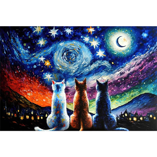 Animal - AB Round Drill Diamond Painting 60*40CM