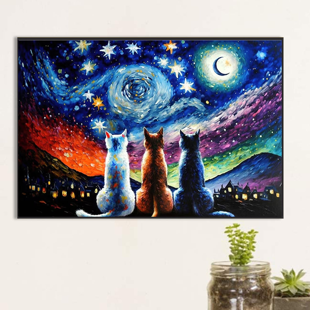 Animal - AB Round Drill Diamond Painting 60*40CM
