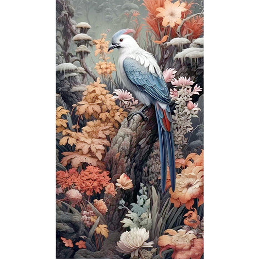Forest Bird - Full AB Round Drill Diamond Painting 40*70CM