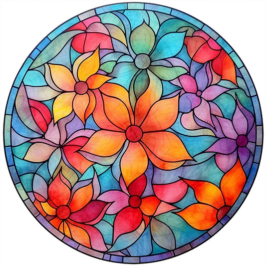 Glass Painting - Full AB Round Drill Diamond Painting 40*40CM