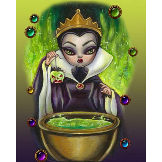 Witch - 11CT Stamped Cross Stitch 40*50CM