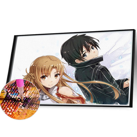 Sword Art Online - Full Round Drill Diamond Painting 40*30CM