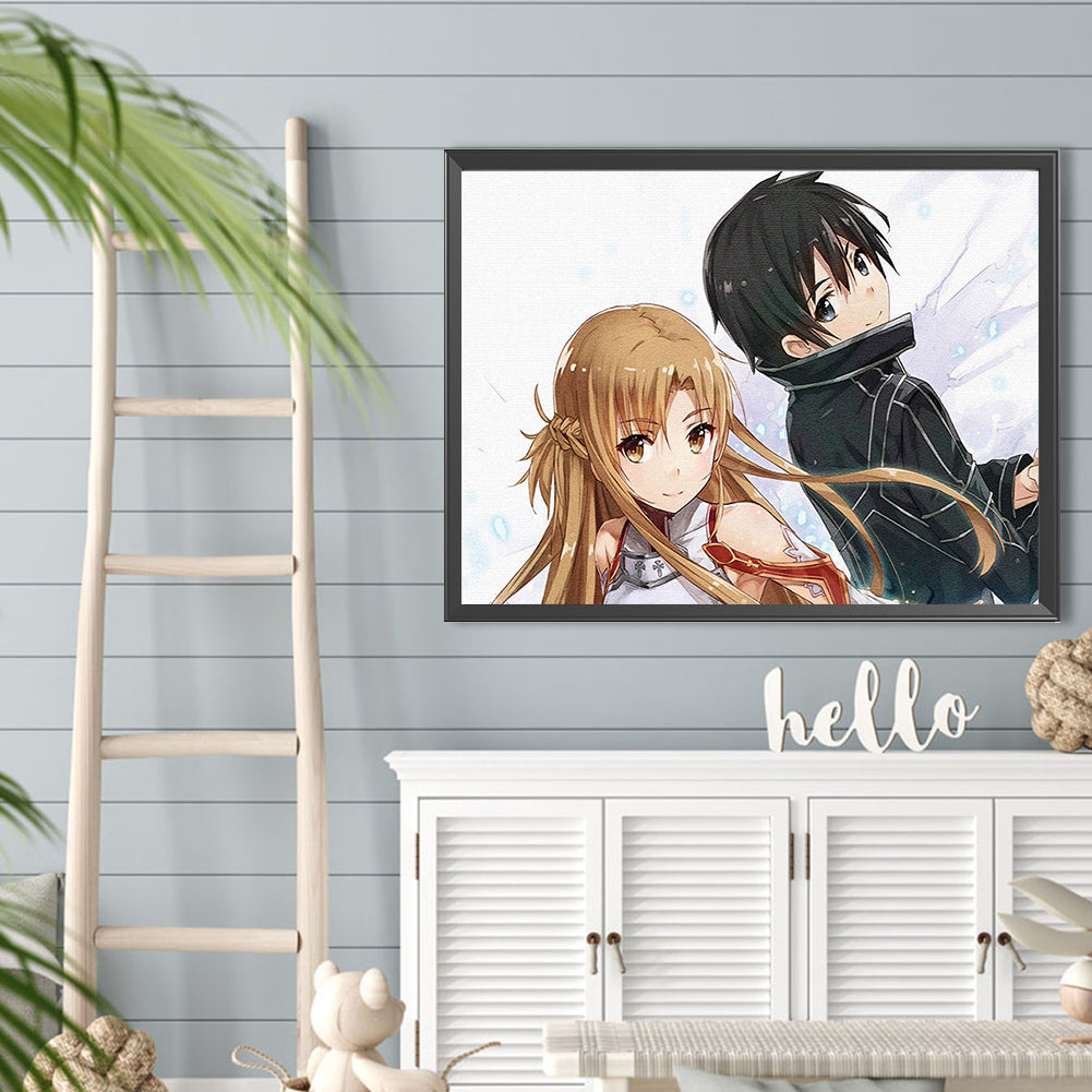 Sword Art Online - Full Round Drill Diamond Painting 40*30CM