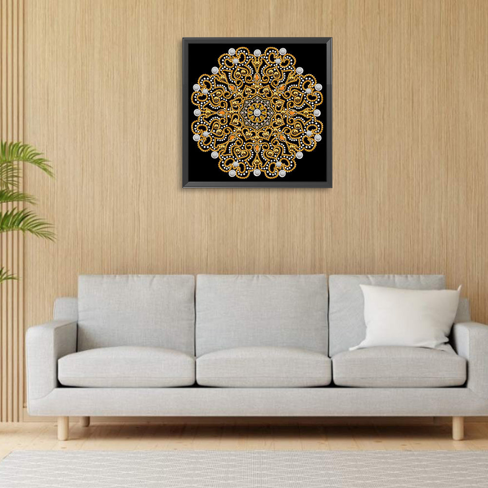 Mandala - Special Shaped Drill Diamond Painting 30*30CM