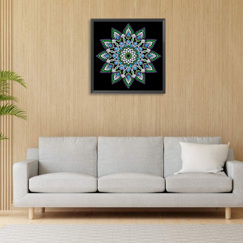 Mandala - Special Shaped Drill Diamond Painting 30*30CM