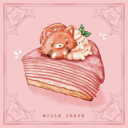 Bear Cake - 9CT Stamped Cross Stitch 50*50CM