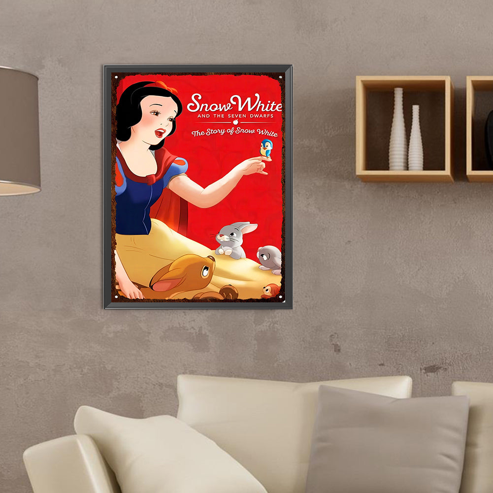 Snow White - Full Round Drill Diamond Painting 30*40CM